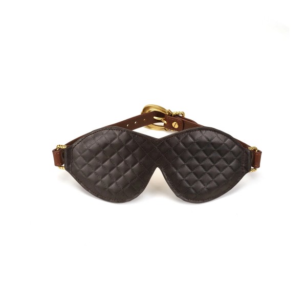 Leather Bondage Blindfold, The Equestrian Collection